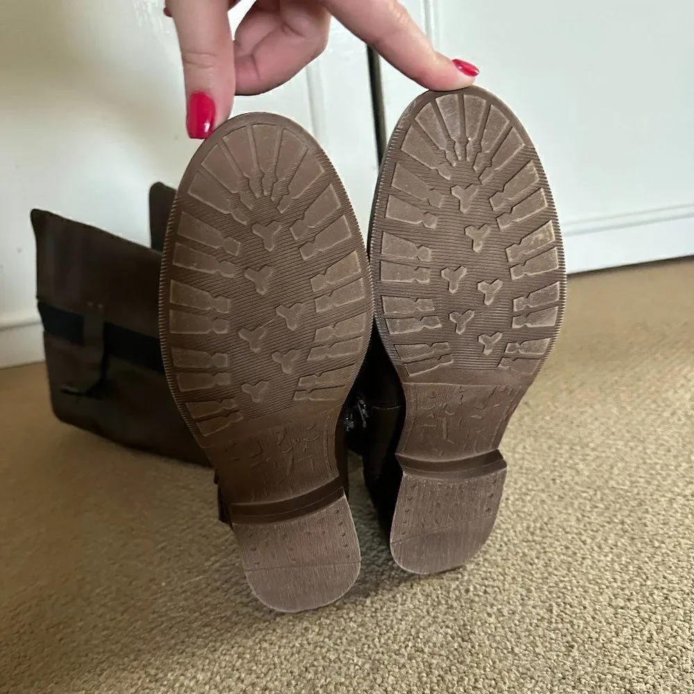 Brown Leather Boots